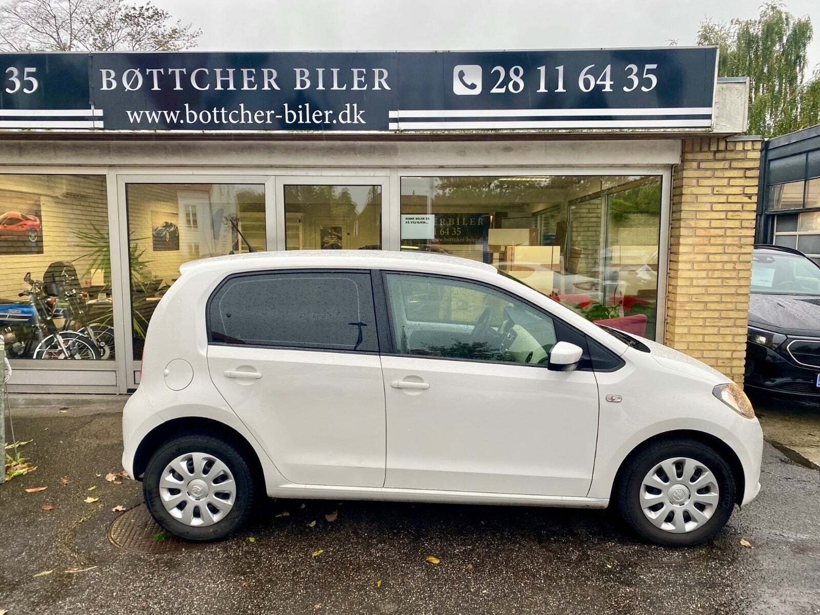 Hvid Skoda Citigo fra 2014