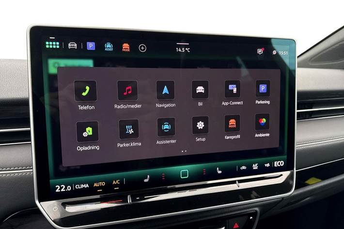 Blå VW ID.7 fra 2025