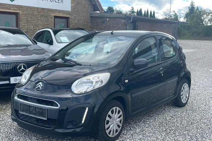 Sort Citroën C1 fra 2013 set udefra