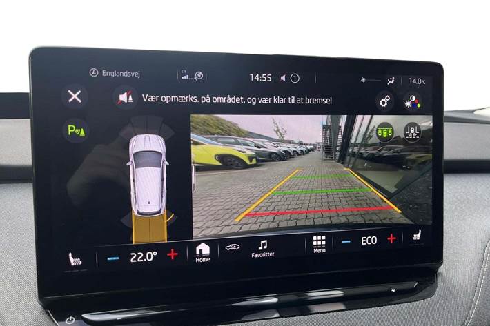 Sort Skoda Enyaq fra 2021