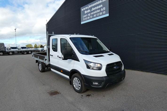Hvid Ford Transit 350 L3 Chassis fra 2025