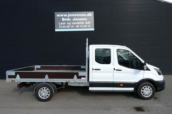 Hvid Ford Transit 350 L3 Chassis fra 2025