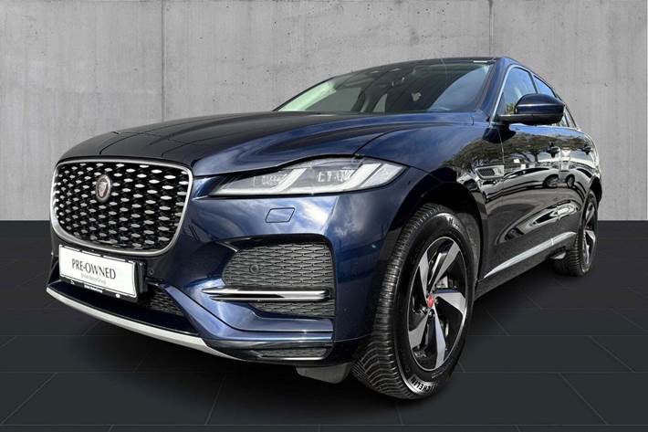 Blå Jaguar F-Pace fra 2022