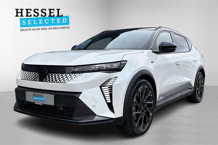 Hvid Renault Scenic E-Tech fra 2024 set udefra