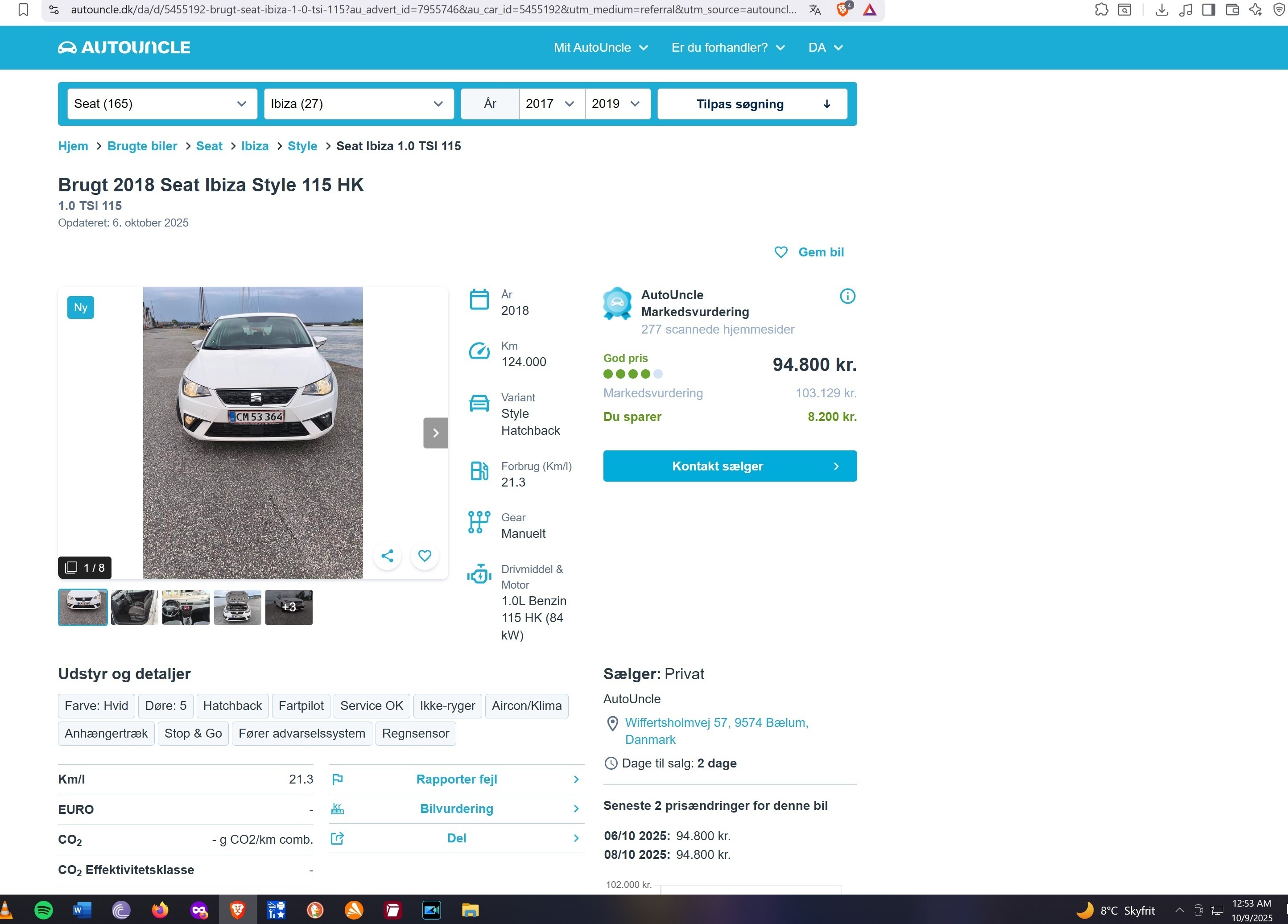 Seat Ibiza 1,0 TSI 115