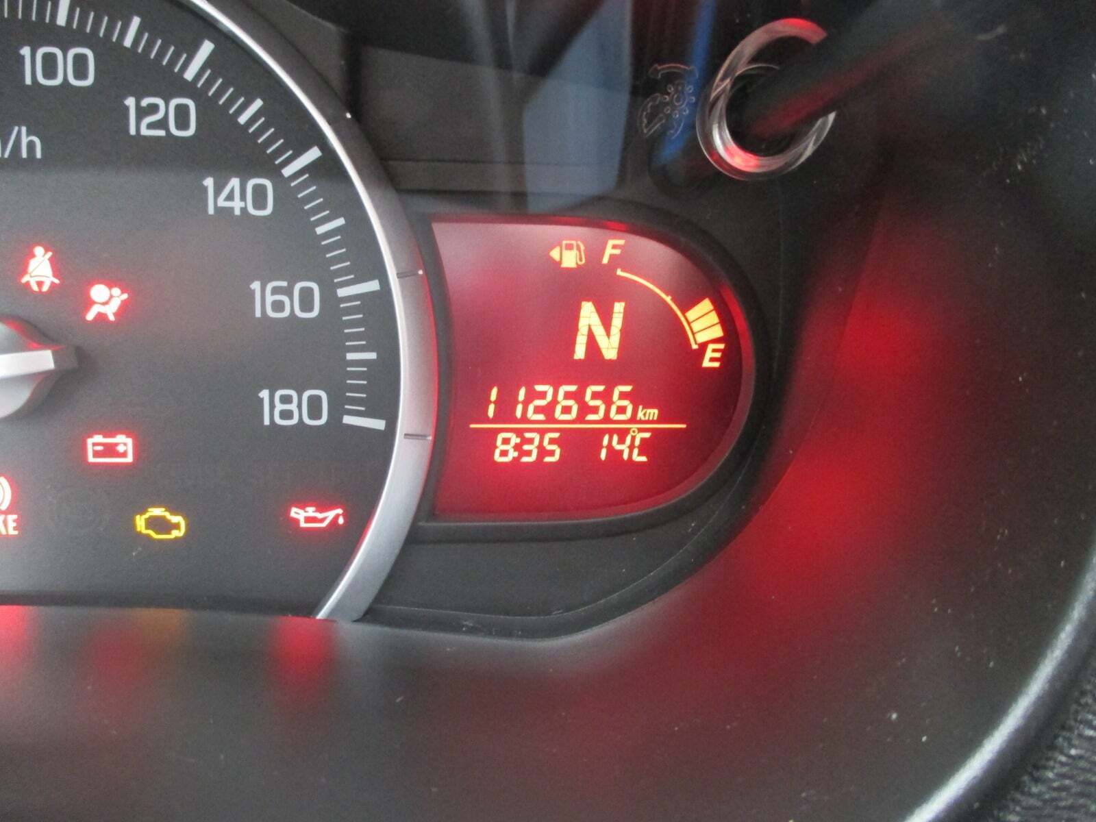 Hvid Suzuki Celerio fra 2015