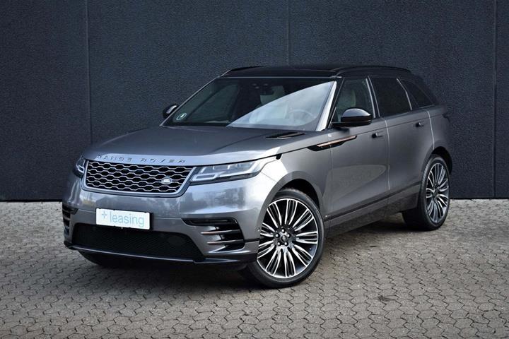 Grå Land Rover Range Rover Velar fra 2018 set udefra