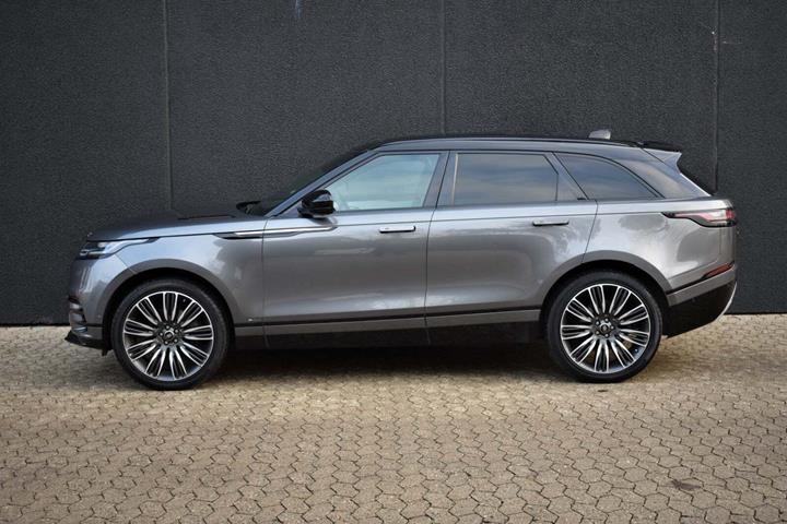 Grå Land Rover Range Rover Velar fra 2018