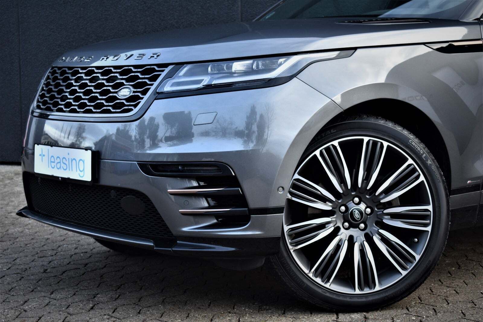 Grå Land Rover Range Rover Velar fra 2018