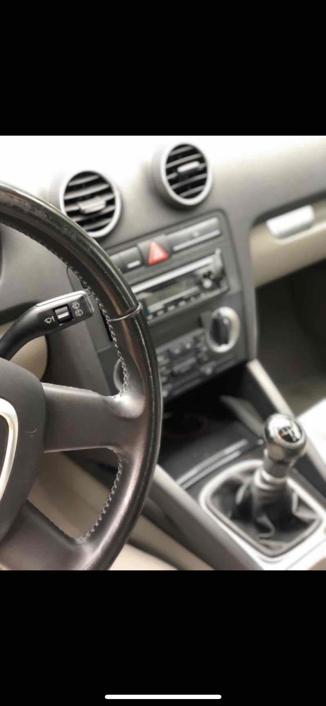 Grå Audi A3 fra 2006