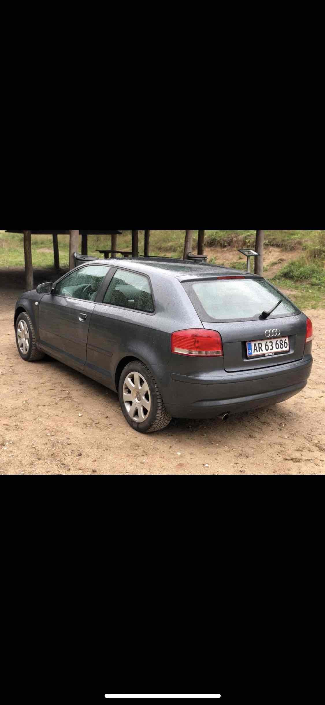 Grå Audi A3 fra 2006