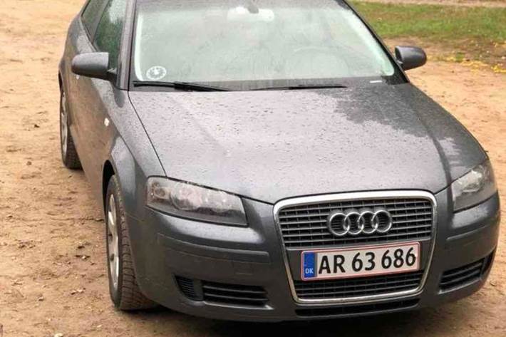 Grå Audi A3 fra 2006