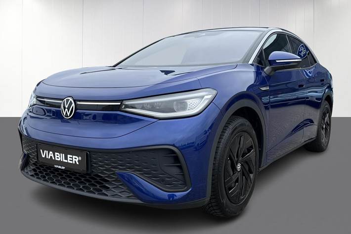Blå VW ID.5 fra 2024 set udefra
