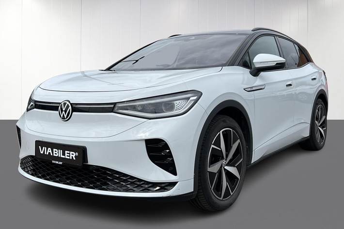Hvid VW ID.4 fra 2021 set udefra