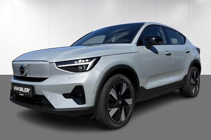 Grå Volvo C40 fra 2023