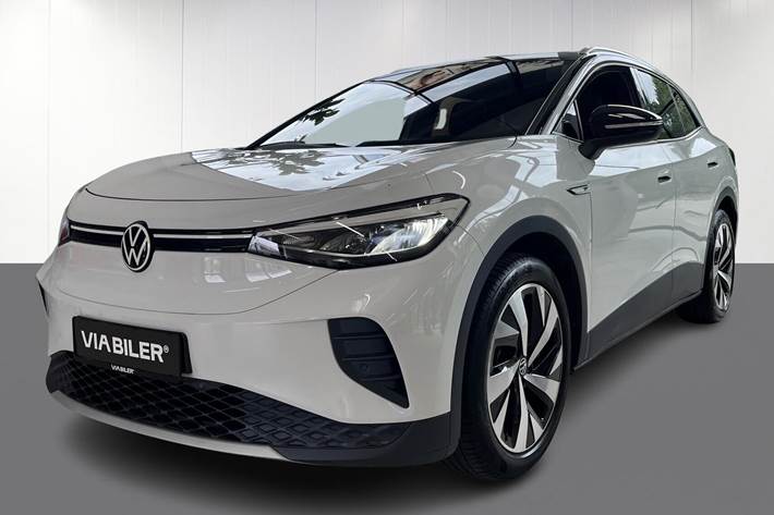 Hvid VW ID.4 fra 2021 set udefra