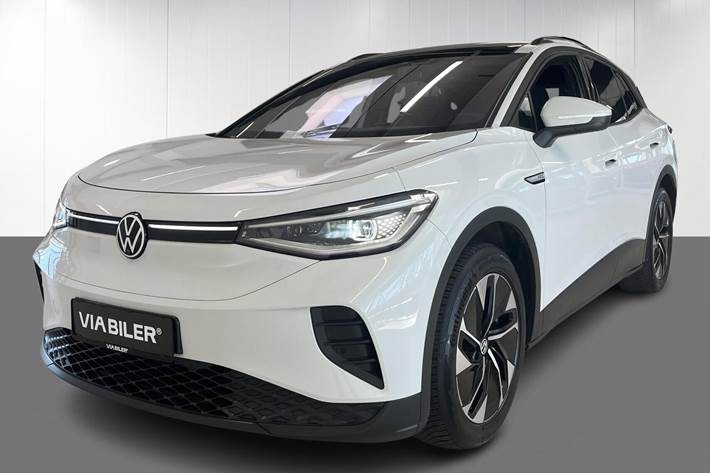 Hvid VW ID.4 fra 2022 set udefra