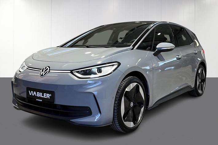 Grå VW ID.3 fra 2025 set udefra