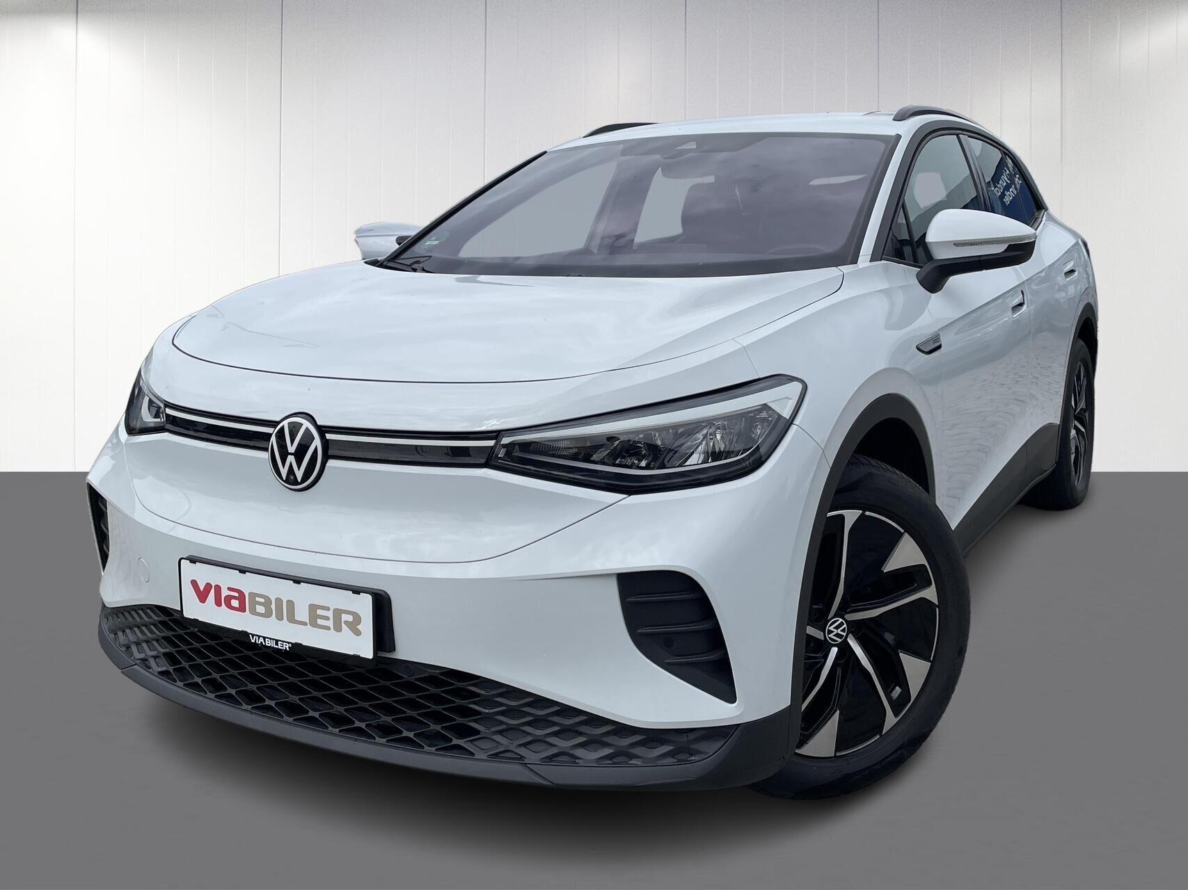 Hvid VW ID.4 fra 2022 set udefra