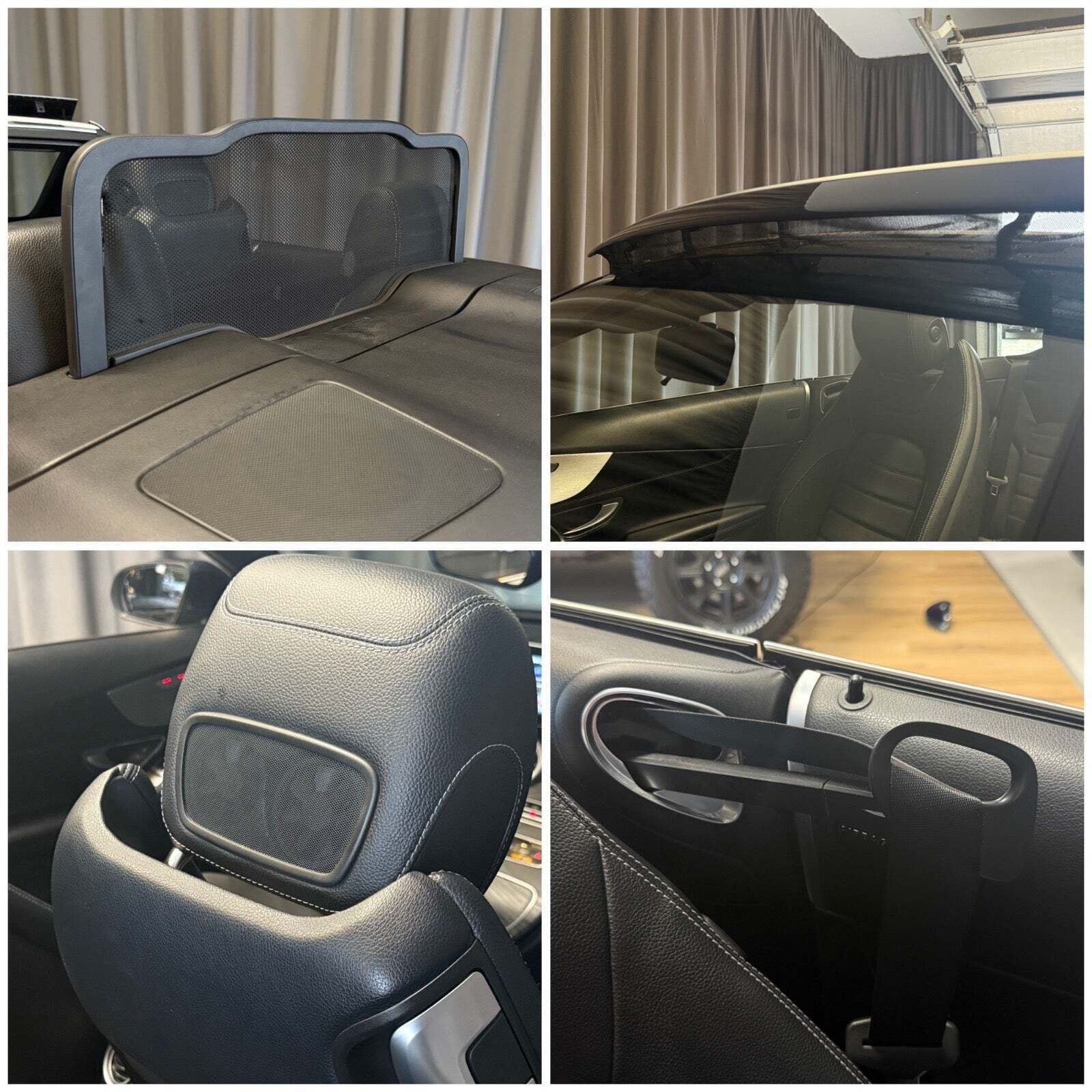 Blå Mercedes C200 fra 2017