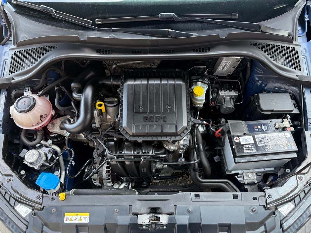 Blå Skoda Fabia fra 2019