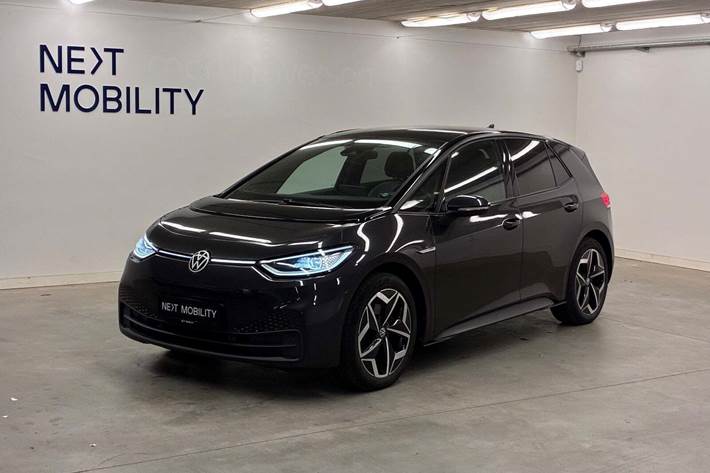Grå VW ID.3 fra 2020 set udefra