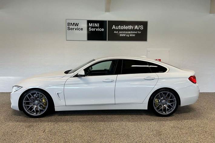 Hvid BMW 428i fra 2014