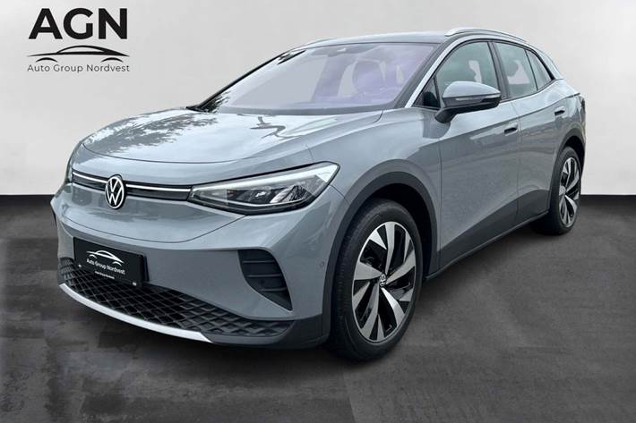 Grå VW ID.4 fra 2024 set udefra
