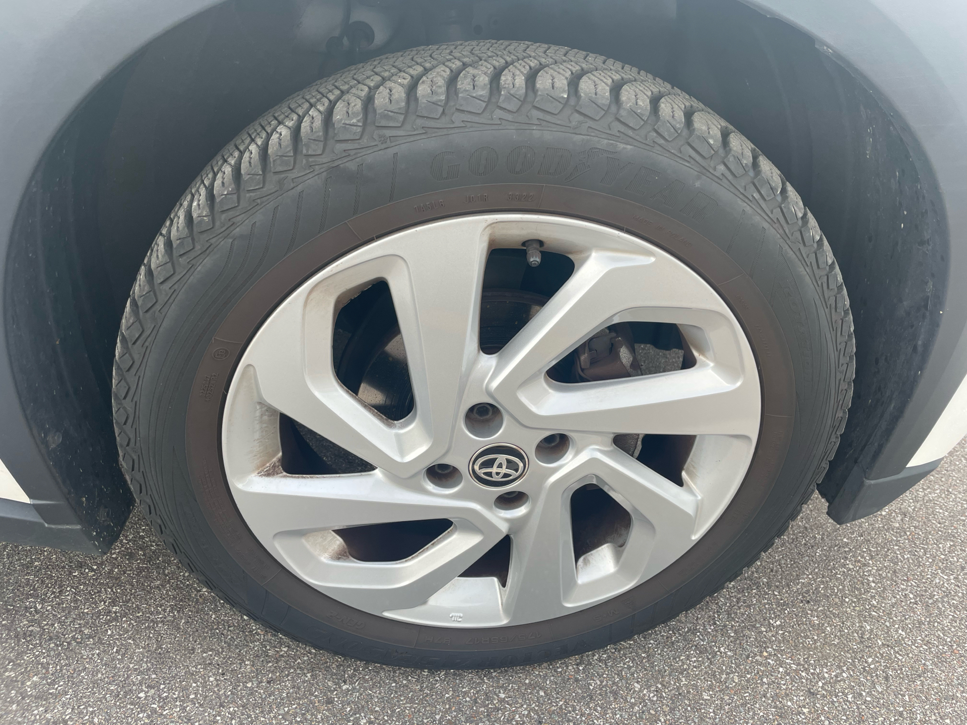 Hvid Toyota Aygo X fra 2023