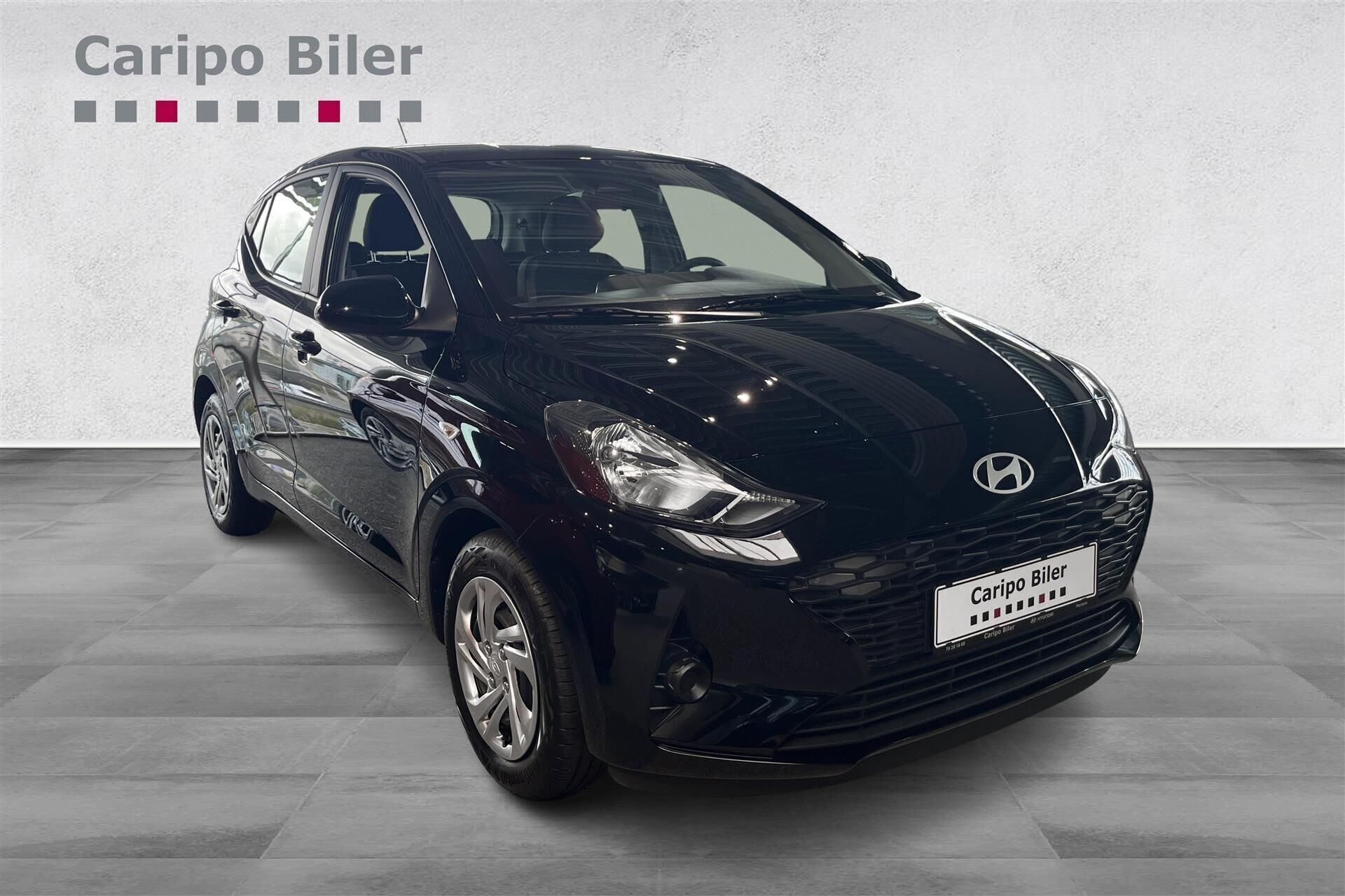 Sort Hyundai i10 fra 2024 set udefra