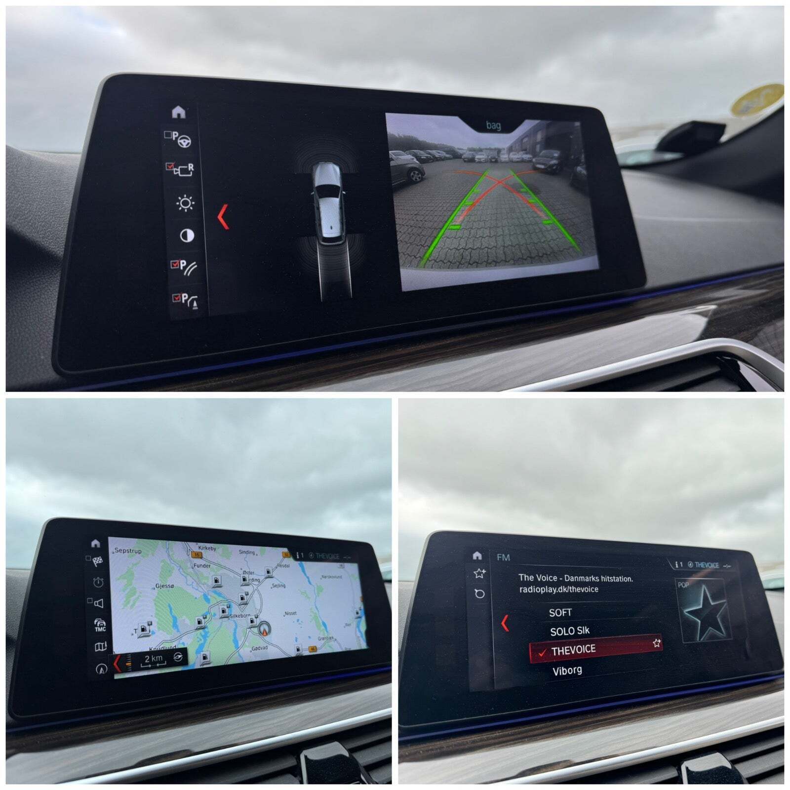 Sølv BMW 520d fra 2017