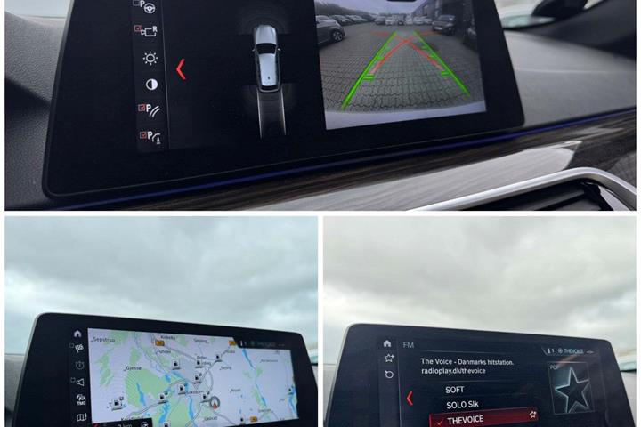 Sølv BMW 520d fra 2017