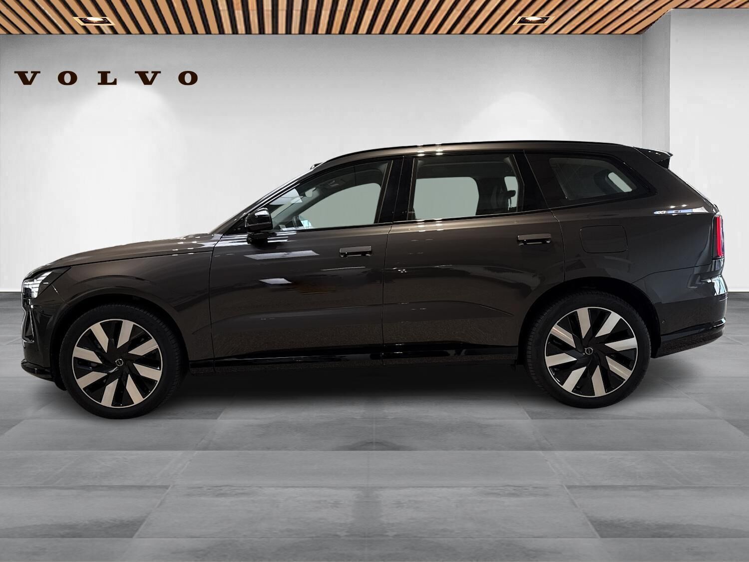 Grå Volvo EX90 fra 2025