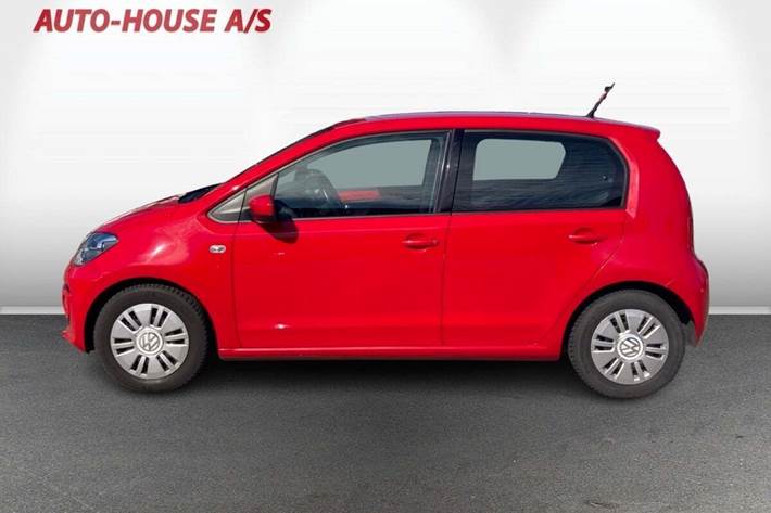 Rød VW UP! fra 2015