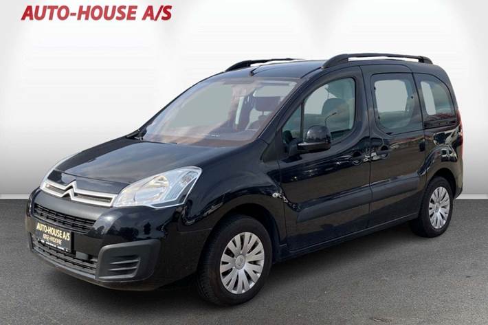 Sort Citroën Berlingo fra 2016 set udefra