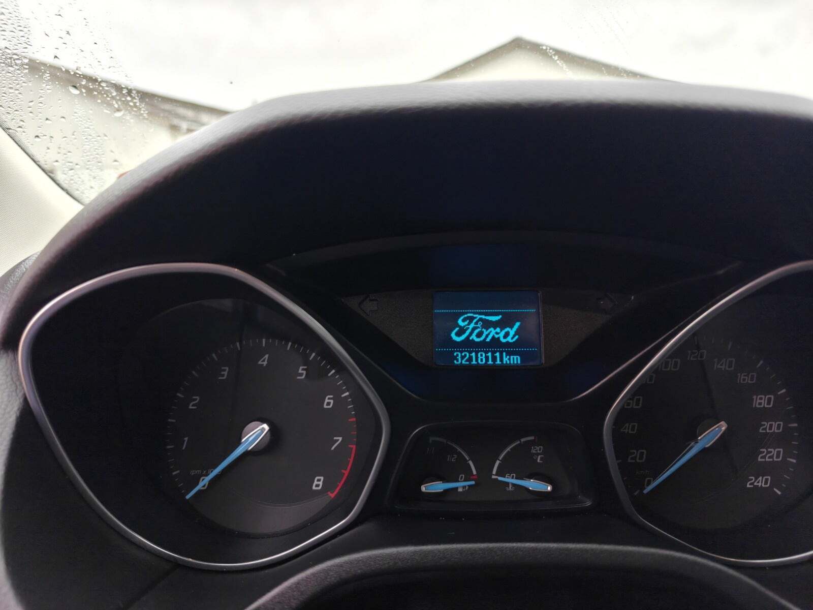 Gul Ford Focus fra 2011