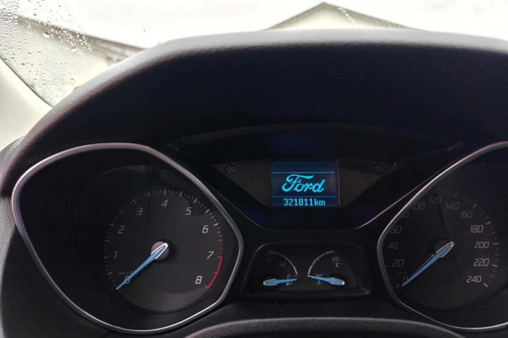 Gul Ford Focus fra 2011