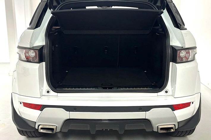 Hvid Land Rover Range Rover evoque fra 2013