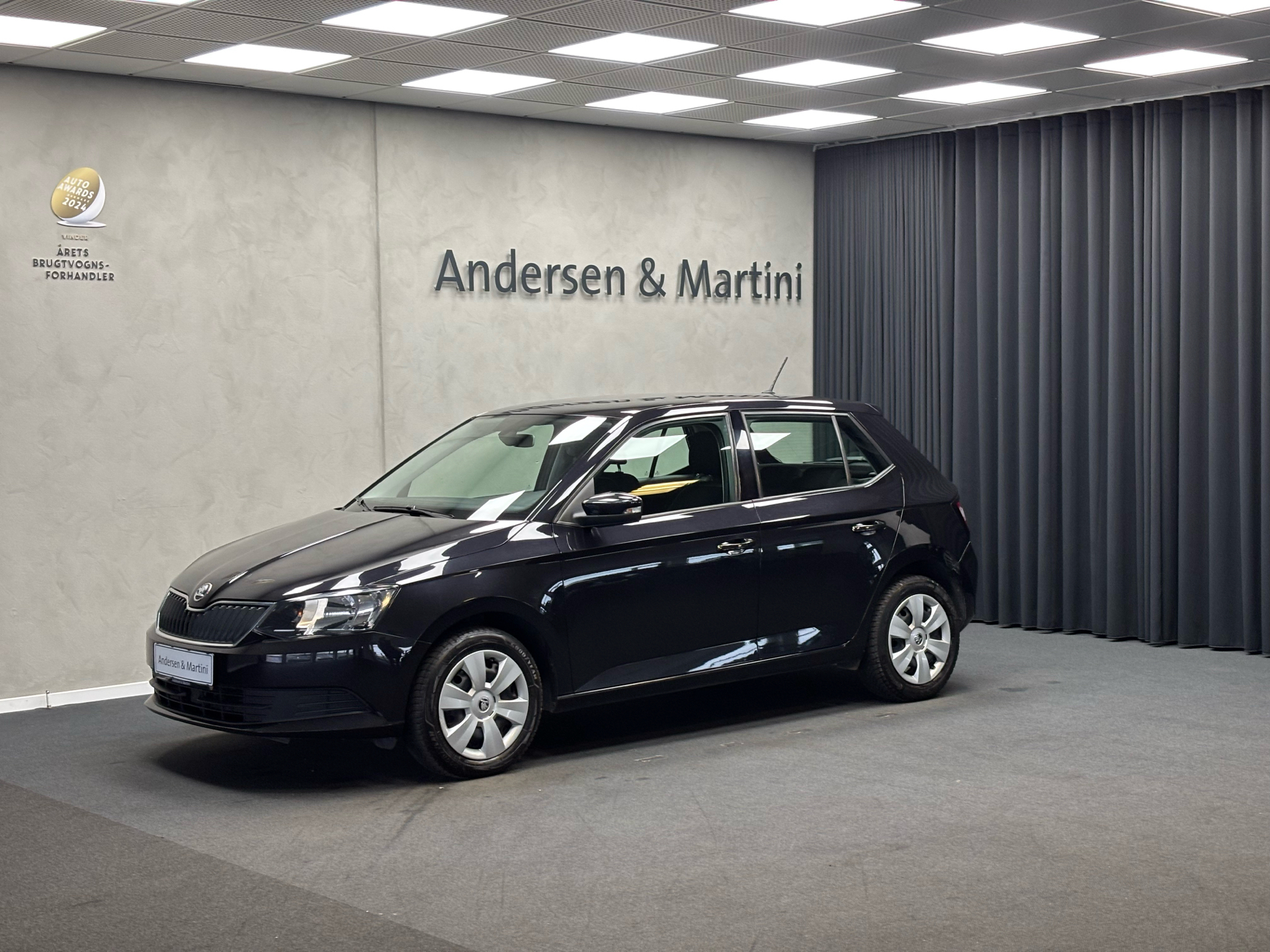 Sort Skoda Fabia fra 2018