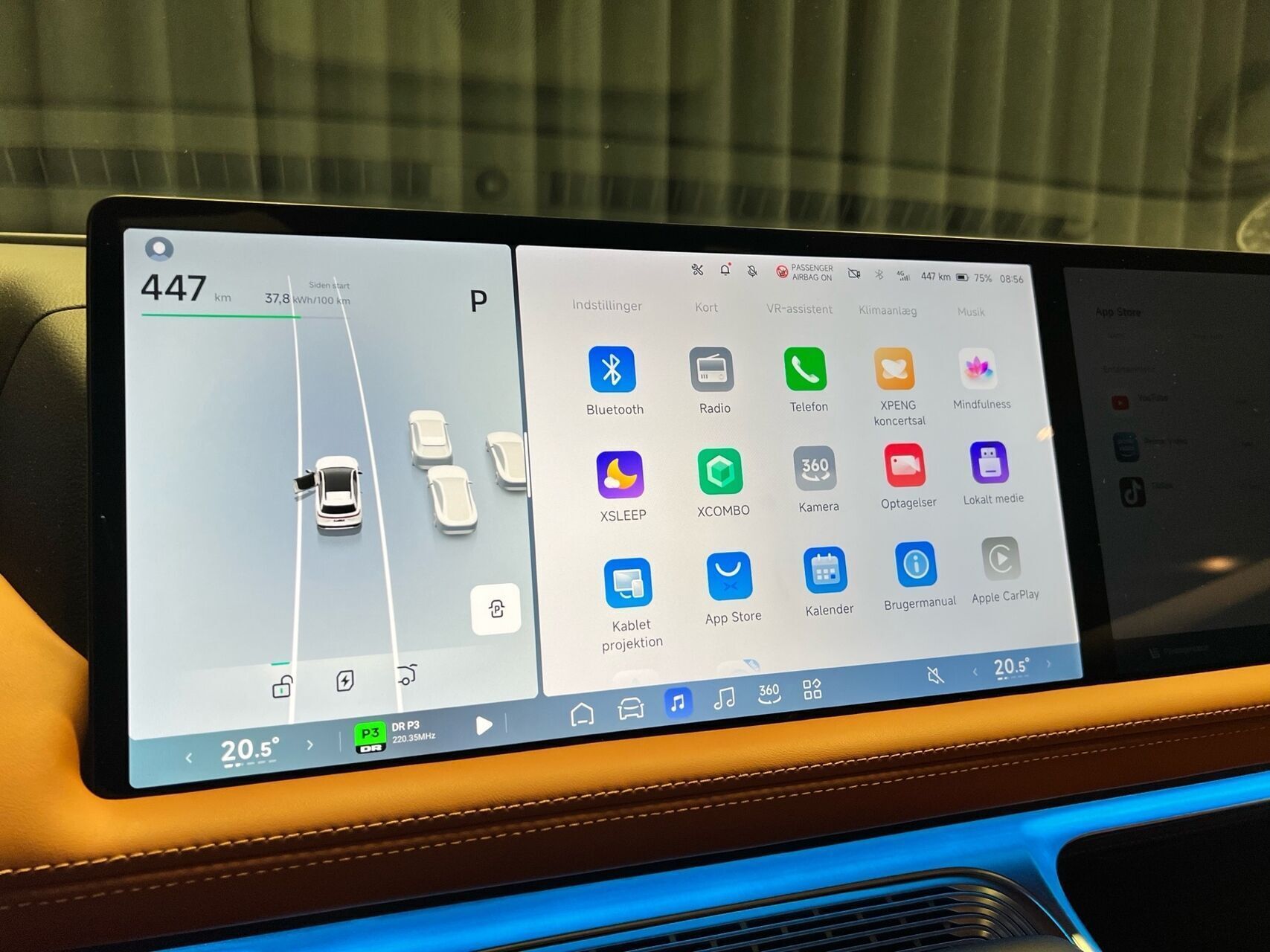 Hvid Xpeng G9 fra 2024