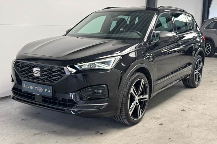 Sort Seat Tarraco fra 2021 set udefra