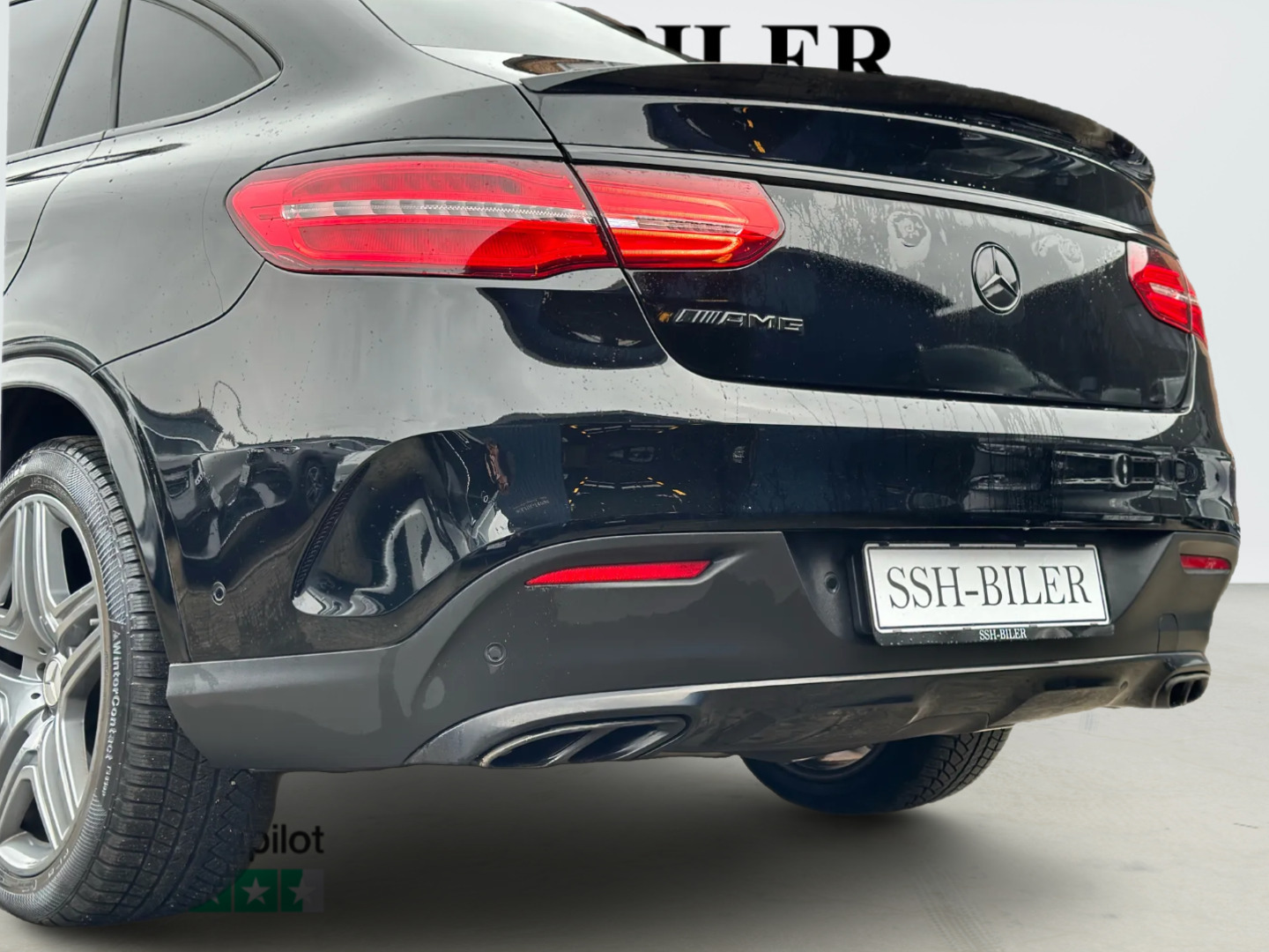 Sort Mercedes GLE450 fra 2016