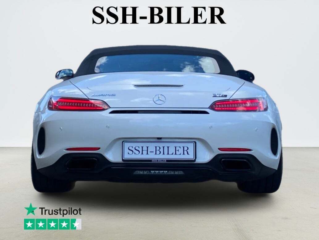 Hvid Mercedes AMG GT C fra 2018