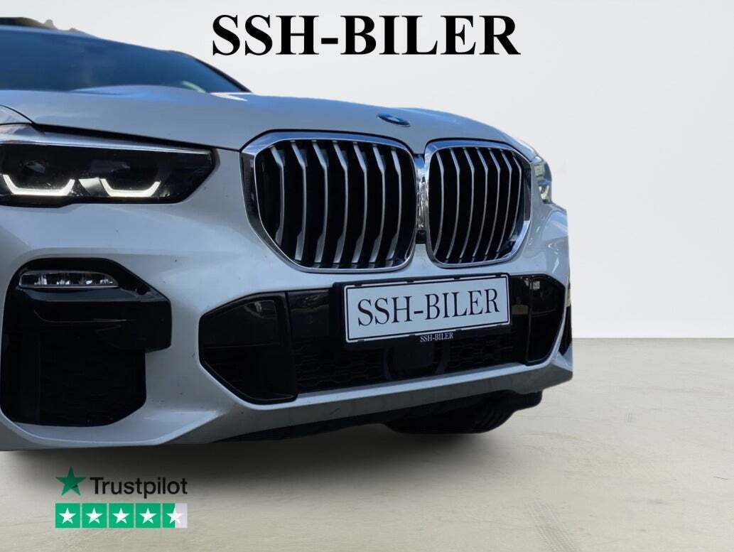 Hvid BMW X5 fra 2019
