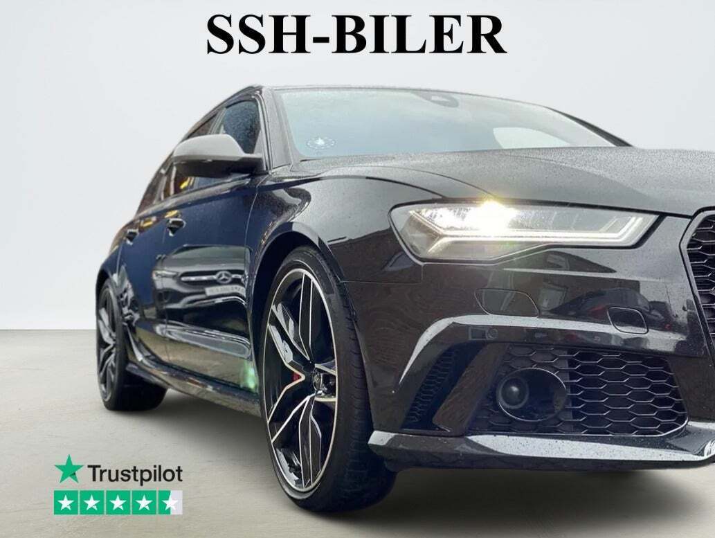 Sort Audi RS6 fra 2018