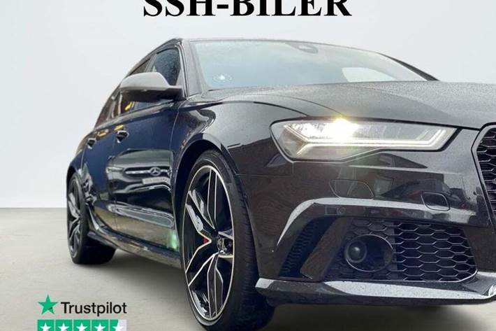 Sort Audi RS6 fra 2018