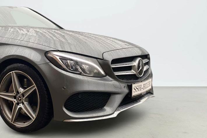 Grå Mercedes C250 d fra 2017