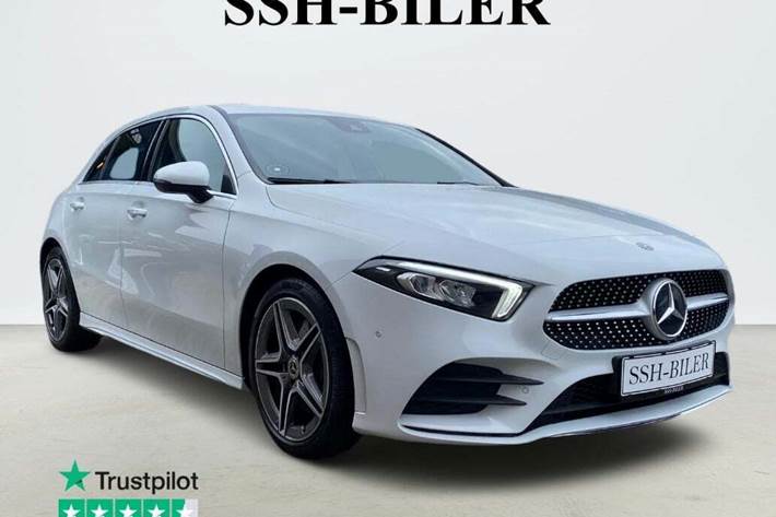 Hvid Mercedes A220 fra 2020