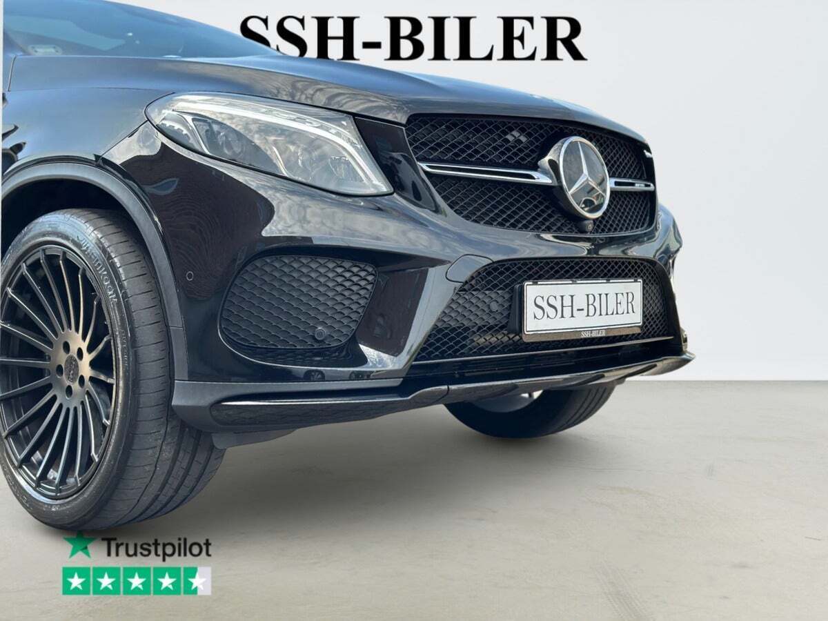 Sort Mercedes GLE43 fra 2018