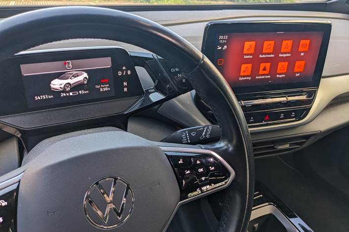 Blå VW ID.4 fra 2022